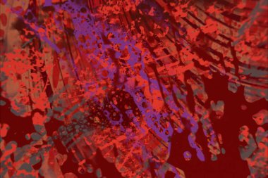 Grunge çağdaş sanat. El sanat yapılmış. renkli doku. Modern sanat. Yağlı boya darbeleri. Darbeleri. Sanatsal arka plan. Soyut resim tuval üzerine.