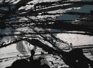 Grunge çağdaş sanat. El sanat yapılmış. renkli doku. Modern sanat. Yağlı boya darbeleri. Darbeleri. Sanatsal arka plan. Soyut resim tuval üzerine.