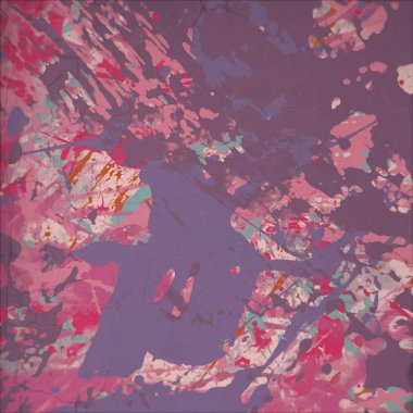 Grunge çağdaş sanat. El sanat yapılmış. renkli doku. Modern sanat. Yağlı boya darbeleri. Darbeleri. Sanatsal arka plan. Soyut resim tuval üzerine.