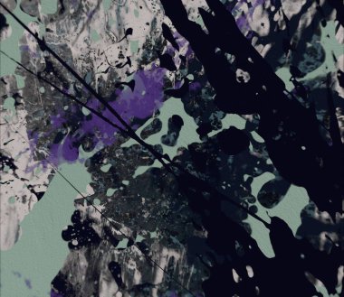 Grunge çağdaş sanat. El sanat yapılmış. renkli doku. Modern sanat. Yağlı boya darbeleri. Darbeleri. Sanatsal arka plan. Soyut resim tuval üzerine.