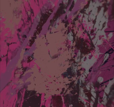 Grunge çağdaş sanat. El sanat yapılmış. renkli doku. Modern sanat. Yağlı boya darbeleri. Darbeleri. Sanatsal arka plan. Soyut resim tuval üzerine.