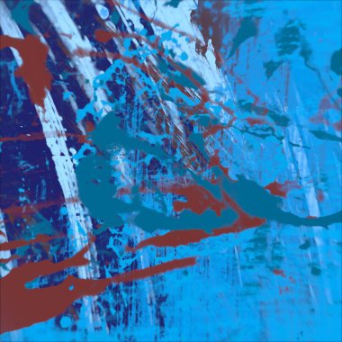 Grunge çağdaş sanat. El sanat yapılmış. renkli doku. Modern sanat. Yağlı boya darbeleri. Darbeleri. Sanatsal arka plan. Soyut resim tuval üzerine.