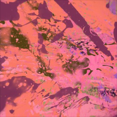 Grunge çağdaş sanat. El sanat yapılmış. renkli doku. Modern sanat. Yağlı boya darbeleri. Darbeleri. Sanatsal arka plan. Soyut resim tuval üzerine.