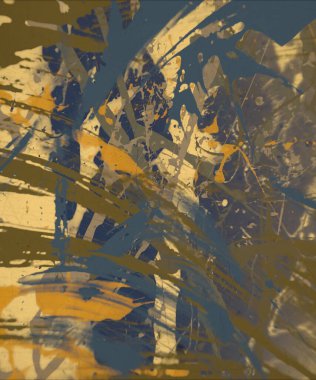Grunge çağdaş sanat. El sanat yapılmış. renkli doku. Modern sanat. Yağlı boya darbeleri. Darbeleri. Sanatsal arka plan. Soyut resim tuval üzerine.