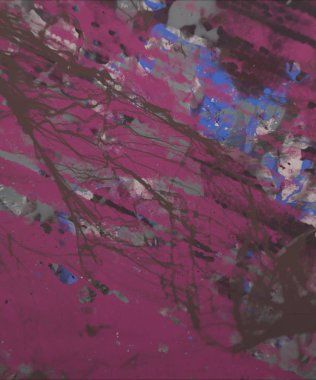 Grunge çağdaş sanat. El sanat yapılmış. renkli doku. Modern sanat. Yağlı boya darbeleri. Darbeleri. Sanatsal arka plan. Soyut resim tuval üzerine.