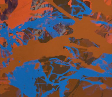 Grunge çağdaş sanat. El sanat yapılmış. renkli doku. Modern sanat. Yağlı boya darbeleri. Darbeleri. Sanatsal arka plan. Soyut resim tuval üzerine.