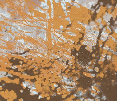 Grunge çağdaş sanat. El sanat yapılmış. renkli doku. Modern sanat. Yağlı boya darbeleri. Darbeleri. Sanatsal arka plan. Soyut resim tuval üzerine.