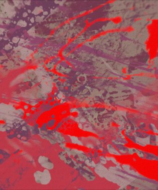Grunge çağdaş sanat. El sanat yapılmış. renkli doku. Modern sanat. Yağlı boya darbeleri. Darbeleri. Sanatsal arka plan. Soyut resim tuval üzerine.