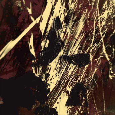 Grunge çağdaş sanat. El sanat yapılmış. renkli doku. Modern sanat. Yağlı boya darbeleri. Darbeleri. Sanatsal arka plan. Soyut resim tuval üzerine.