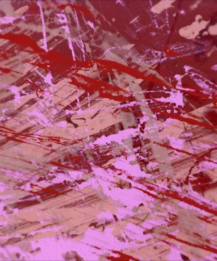 Grunge çağdaş sanat. El sanat yapılmış. renkli doku. Modern sanat. Yağlı boya darbeleri. Darbeleri. Sanatsal arka plan. Soyut resim tuval üzerine.