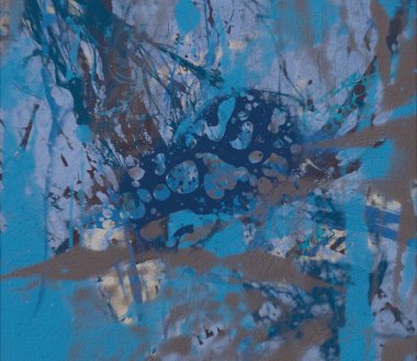 Grunge çağdaş sanat. El sanat yapılmış. renkli doku. Modern sanat. Yağlı boya darbeleri. Darbeleri. Sanatsal arka plan. Soyut resim tuval üzerine.