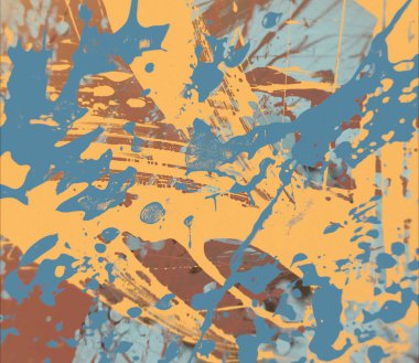 Grunge çağdaş sanat. El sanat yapılmış. renkli doku. Modern sanat. Yağlı boya darbeleri. Darbeleri. Sanatsal arka plan. Soyut resim tuval üzerine.