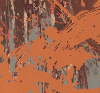 Grunge çağdaş sanat. El sanat yapılmış. renkli doku. Modern sanat. Yağlı boya darbeleri. Darbeleri. Sanatsal arka plan. Soyut resim tuval üzerine.