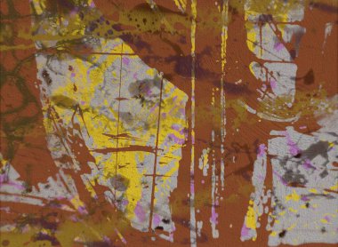 Grunge çağdaş sanat. El sanat yapılmış. renkli doku. Modern sanat. Yağlı boya darbeleri. Darbeleri. Sanatsal arka plan. Soyut resim tuval üzerine.