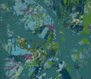 Grunge çağdaş sanat. El sanat yapılmış. renkli doku. Modern sanat. Yağlı boya darbeleri. Darbeleri. Sanatsal arka plan. Soyut resim tuval üzerine.