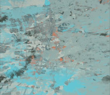 Grunge çağdaş sanat. El sanat yapılmış. renkli doku. Modern sanat. Yağlı boya darbeleri. Darbeleri. Sanatsal arka plan. Soyut resim tuval üzerine.