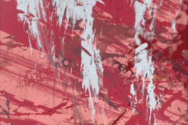 Grunge çağdaş sanat. El sanat yapılmış. renkli doku. Modern sanat. Yağlı boya darbeleri. Darbeleri. Sanatsal arka plan. Soyut resim tuval üzerine.