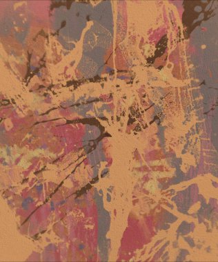Grunge çağdaş sanat. El sanat yapılmış. renkli doku. Modern sanat. Yağlı boya darbeleri. Darbeleri. Sanatsal arka plan. Soyut resim tuval üzerine.
