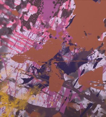 Grunge çağdaş sanat. El sanat yapılmış. renkli doku. Modern sanat. Yağlı boya darbeleri. Darbeleri. Sanatsal arka plan. Soyut resim tuval üzerine.