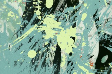 Grunge çağdaş sanat. El sanat yapılmış. renkli doku. Modern sanat. Yağlı boya darbeleri. Darbeleri. Sanatsal arka plan. Soyut resim tuval üzerine.