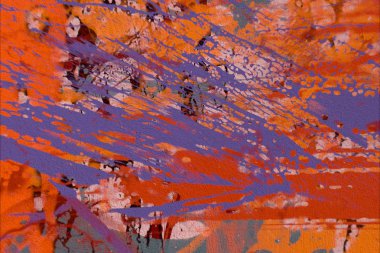 Grunge çağdaş sanat. El sanat yapılmış. renkli doku. Modern sanat. Yağlı boya darbeleri. Darbeleri. Sanatsal arka plan. Soyut resim tuval üzerine.