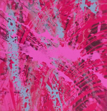 Grunge çağdaş sanat. El sanat yapılmış. renkli doku. Modern sanat. Yağlı boya darbeleri. Darbeleri. Sanatsal arka plan. Soyut resim tuval üzerine.