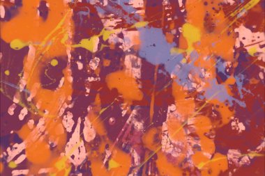 Grunge çağdaş sanat. El sanat yapılmış. renkli doku. Modern sanat. Yağlı boya darbeleri. Darbeleri. Sanatsal arka plan. Soyut resim tuval üzerine.