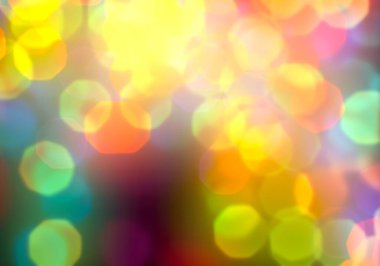 Bokeh ve parlak ışıklar arka plan. Doğal bokeh ve parlak ışıklar Vintage Magic arka plan ile renk Festival arka plan
