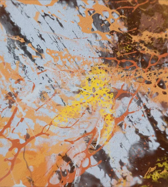 Grunge çağdaş sanat. El sanat yapılmış. renkli doku. Modern sanat. Yağlı boya darbeleri. Darbeleri. Sanatsal arka plan. Soyut resim tuval üzerine.