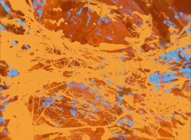 Grunge çağdaş sanat. El sanat yapılmış. renkli doku. Modern sanat. Yağlı boya darbeleri. Darbeleri. Sanatsal arka plan. Soyut resim tuval üzerine.