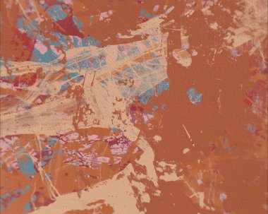 Grunge çağdaş sanat. El sanat yapılmış. renkli doku. Modern sanat. Yağlı boya darbeleri. Darbeleri. Sanatsal arka plan. Soyut resim tuval üzerine.