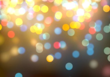 Bokeh ve parlak ışıklar arka plan. Doğal bokeh ve parlak ışıklar Vintage Magic arka plan ile renk Festival arka plan