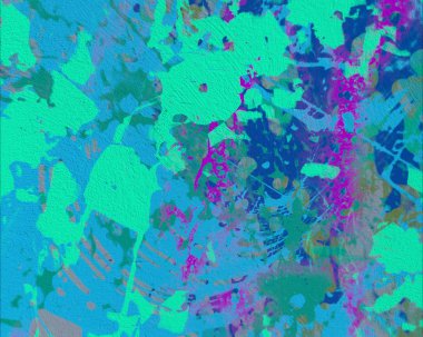 Grunge çağdaş sanat. El sanat yapılmış. renkli doku. Modern sanat. Yağlı boya darbeleri. Darbeleri. Sanatsal arka plan. Soyut resim tuval üzerine.