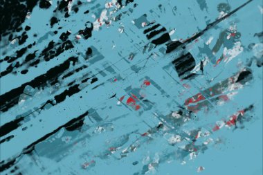 Grunge çağdaş sanat. El sanat yapılmış. renkli doku. Modern sanat. Yağlı boya darbeleri. Darbeleri. Sanatsal arka plan. Soyut resim tuval üzerine.