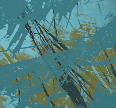 Grunge çağdaş sanat. El sanat yapılmış. renkli doku. Modern sanat. Yağlı boya darbeleri. Darbeleri. Sanatsal arka plan. Soyut resim tuval üzerine.