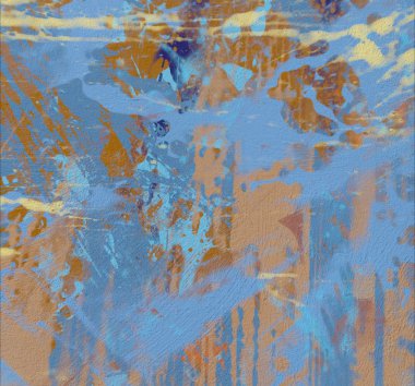 Grunge çağdaş sanat. El sanat yapılmış. renkli doku. Modern sanat. Yağlı boya darbeleri. Darbeleri. Sanatsal arka plan. Soyut resim tuval üzerine.