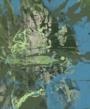 Grunge çağdaş sanat. El sanat yapılmış. renkli doku. Modern sanat. Yağlı boya darbeleri. Darbeleri. Sanatsal arka plan. Soyut resim tuval üzerine.