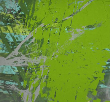 Grunge çağdaş sanat. El sanat yapılmış. renkli doku. Modern sanat. Yağlı boya darbeleri. Darbeleri. Sanatsal arka plan. Soyut resim tuval üzerine.