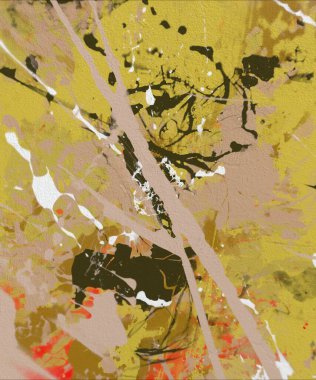 Grunge çağdaş sanat. El sanat yapılmış. renkli doku. Modern sanat. Yağlı boya darbeleri. Darbeleri. Sanatsal arka plan. Soyut resim tuval üzerine.