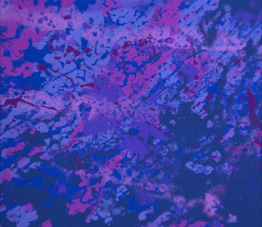 Grunge çağdaş sanat. El sanat yapılmış. renkli doku. Modern sanat. Yağlı boya darbeleri. Darbeleri. Sanatsal arka plan. Soyut resim tuval üzerine.