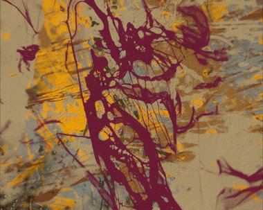 Grunge çağdaş sanat. El sanat yapılmış. renkli doku. Modern sanat. Yağlı boya darbeleri. Darbeleri. Sanatsal arka plan. Soyut resim tuval üzerine.