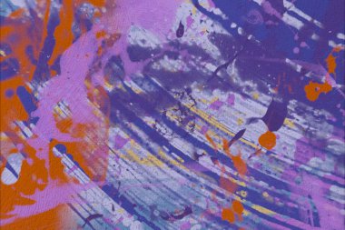 Grunge çağdaş sanat. El sanat yapılmış. renkli doku. Modern sanat. Yağlı boya darbeleri. Darbeleri. Sanatsal arka plan. Soyut resim tuval üzerine.