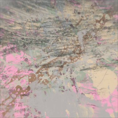 Grunge çağdaş sanat. El sanat yapılmış. renkli doku. Modern sanat. Yağlı boya darbeleri. Darbeleri. Sanatsal arka plan. Soyut resim tuval üzerine.