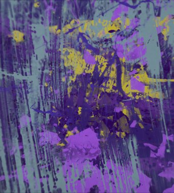 Grunge çağdaş sanat. El sanat yapılmış. renkli doku. Modern sanat. Yağlı boya darbeleri. Darbeleri. Sanatsal arka plan. Soyut resim tuval üzerine.