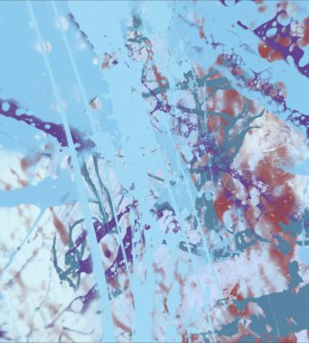 Grunge çağdaş sanat. El sanat yapılmış. renkli doku. Modern sanat. Yağlı boya darbeleri. Darbeleri. Sanatsal arka plan. Soyut resim tuval üzerine.