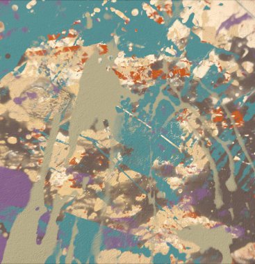Grunge çağdaş sanat. El sanat yapılmış. renkli doku. Modern sanat. Yağlı boya darbeleri. Darbeleri. Sanatsal arka plan. Soyut resim tuval üzerine.