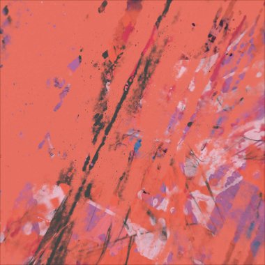 Grunge çağdaş sanat. El sanat yapılmış. renkli doku. Modern sanat. Yağlı boya darbeleri. Darbeleri. Sanatsal arka plan. Soyut resim tuval üzerine.