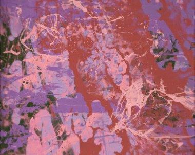 Grunge çağdaş sanat. El sanat yapılmış. renkli doku. Modern sanat. Yağlı boya darbeleri. Darbeleri. Sanatsal arka plan. Soyut resim tuval üzerine.