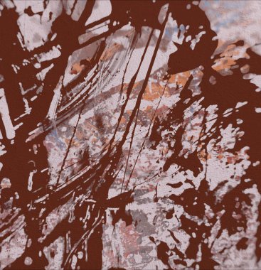 Grunge çağdaş sanat. El sanat yapılmış. renkli doku. Modern sanat. Yağlı boya darbeleri. Darbeleri. Sanatsal arka plan. Soyut resim tuval üzerine.