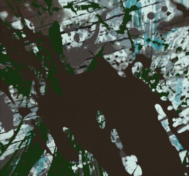 Grunge çağdaş sanat. El sanat yapılmış. renkli doku. Modern sanat. Yağlı boya darbeleri. Darbeleri. Sanatsal arka plan. Soyut resim tuval üzerine.